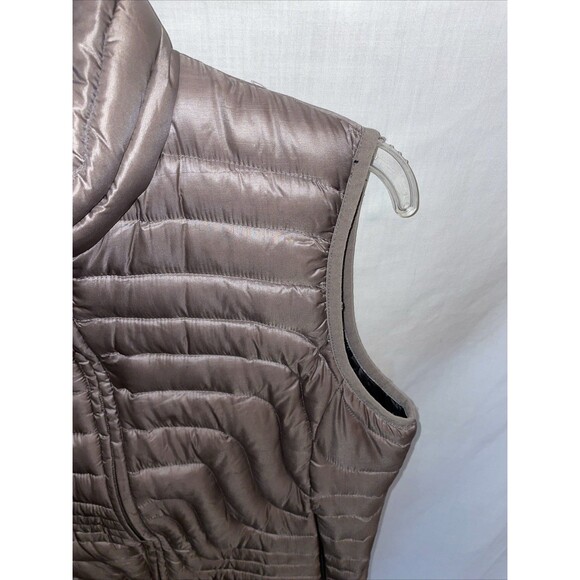 Isis Women’s Puffer Vest Size 10 Gray Going Out Party Warmth - Picture 4 of 12
